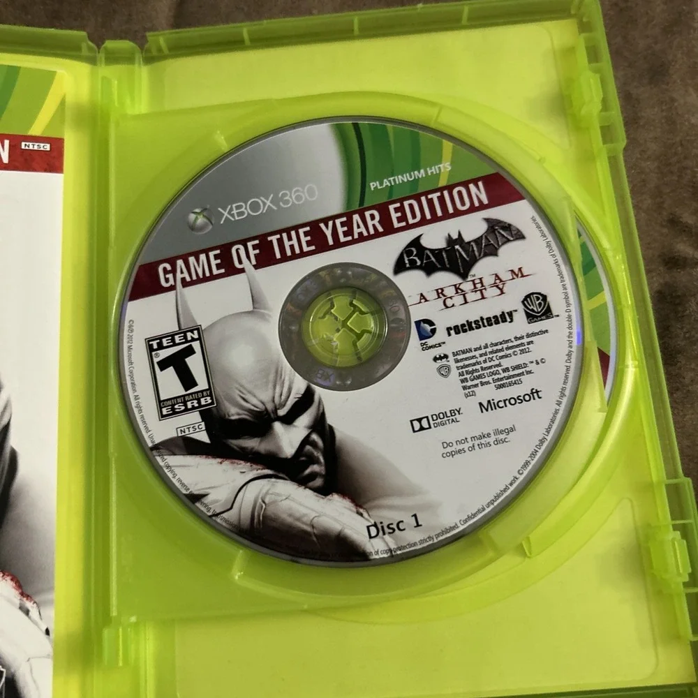 Batman: Arkham City (GOTY) | Xbox 360, 2012 | CIB | Tested & Works